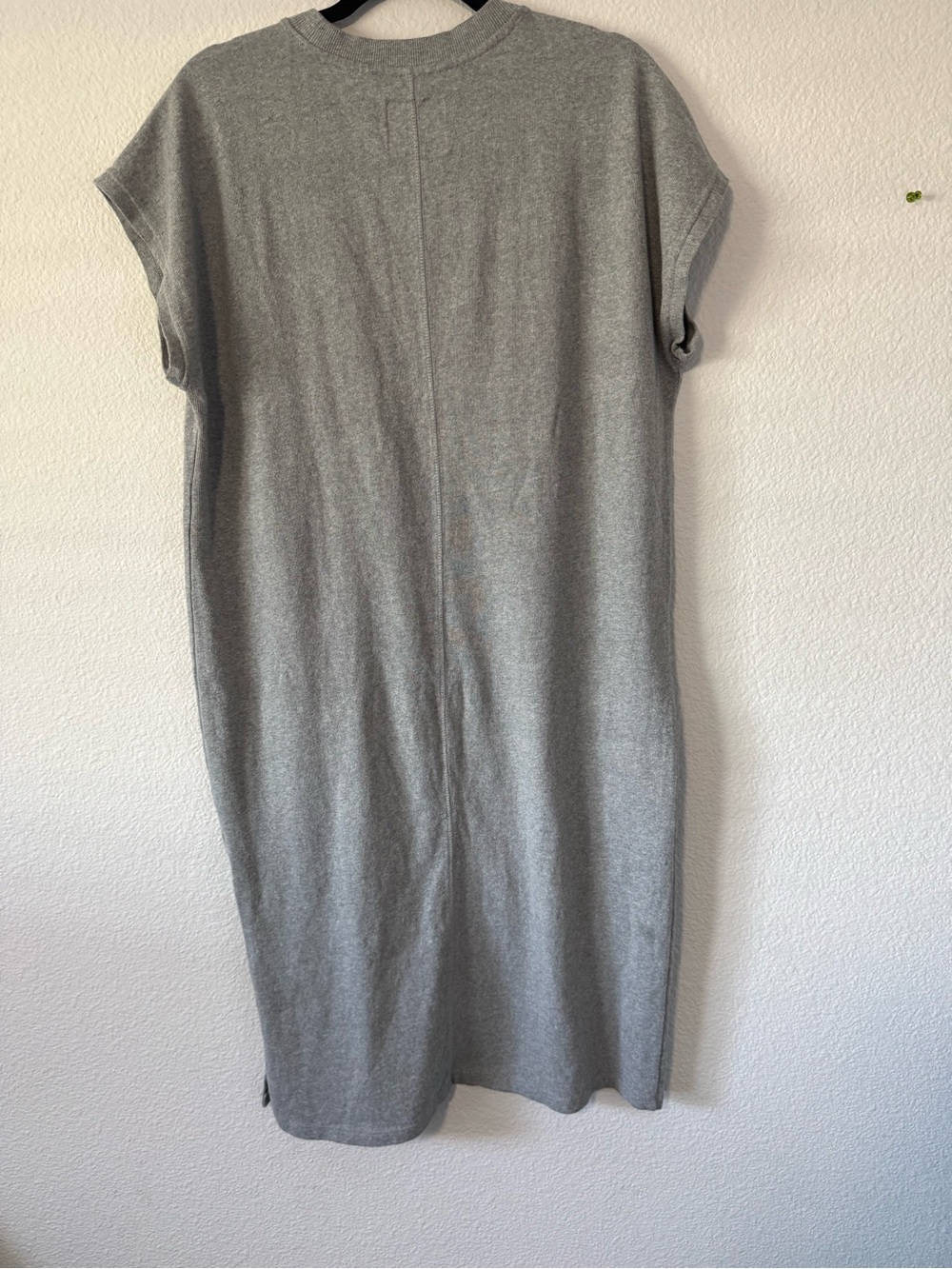 LE BON SHOPPE Everyday Maxi Shirt Dress - Grey Size L V1 - Picture 10 of 14